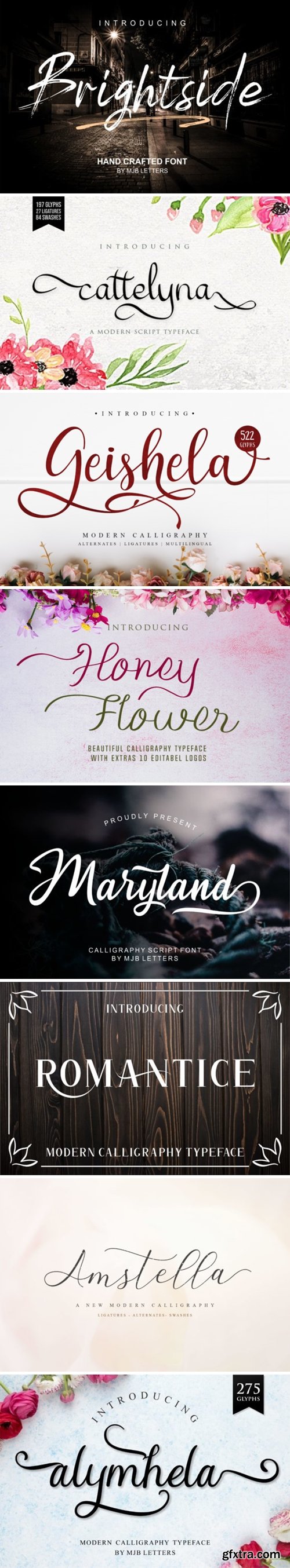 8 Swashy Script Fonts