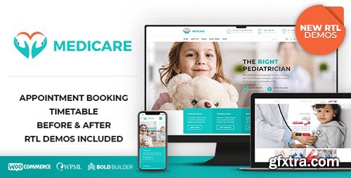 ThemeForest - Medicare v1.6.5 - Doctor, Medical & Healthcare - 14444927