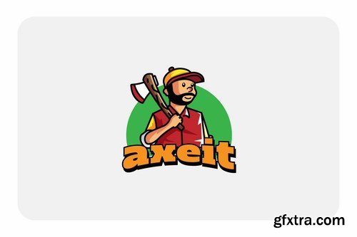 lumber jack - Mascot & Esport Logo