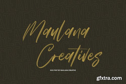 Worthness SVG Brush Font Free Sans