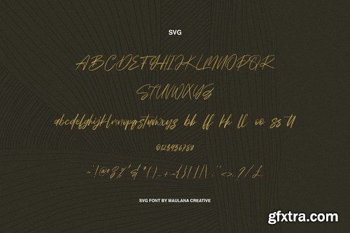 Worthness SVG Brush Font Free Sans