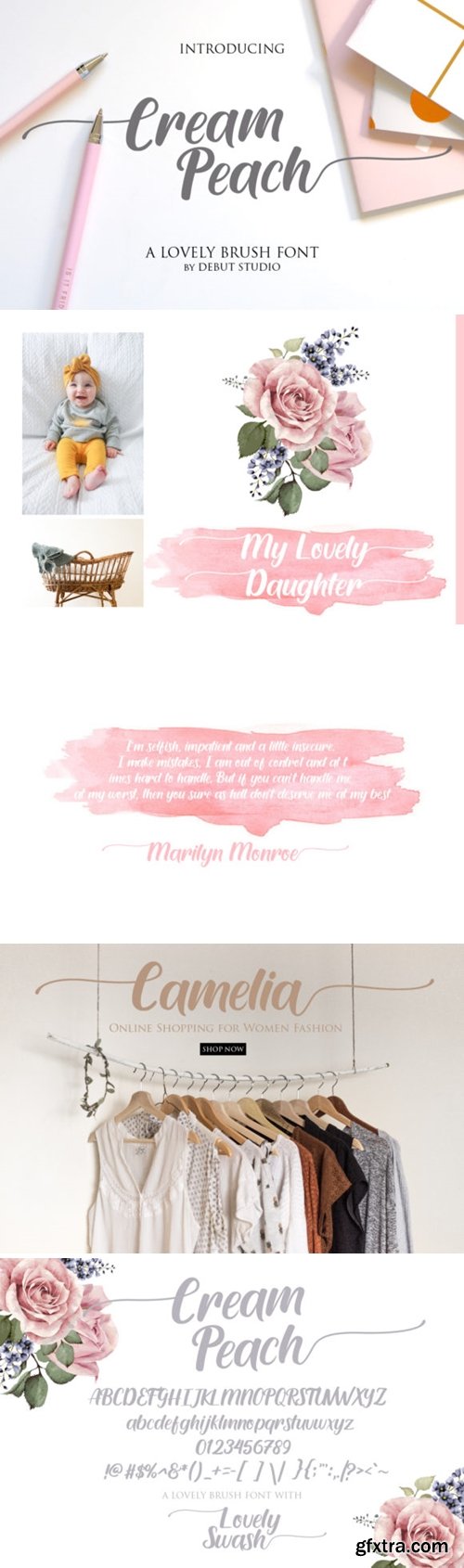 Cream Peach Font