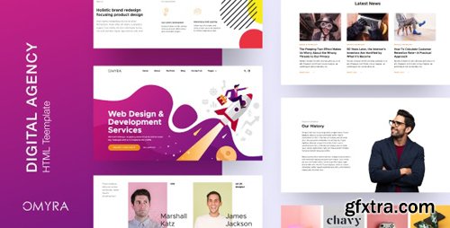 ThemeForest - Omyra v1.0 - Digital Agency HTML Template - 25155768