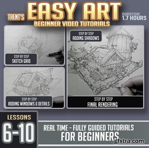 Gumroad -  Easy Art Lessons 1 - 10