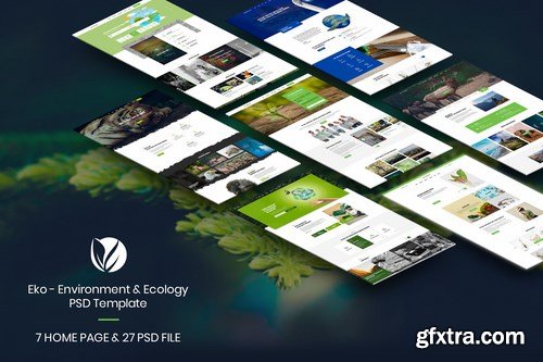 Eko - Environment & Ecology PSD Template