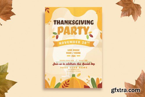 Thanksgiving Flyer Template