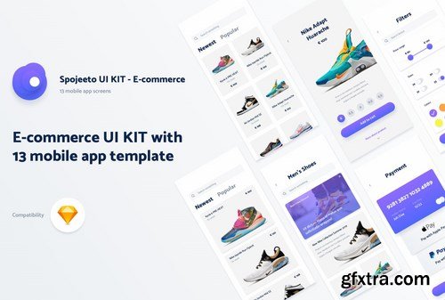 Spojeeto E-commerce Mobile App UI Kit