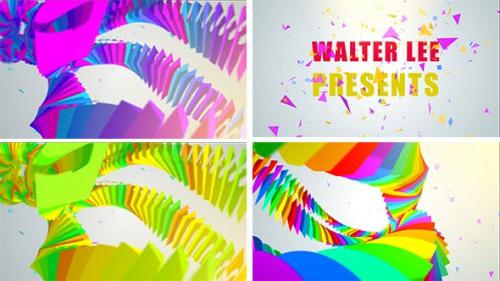 Videohive - Colorful Tentacle Logo Reveal