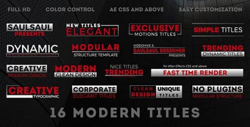 Videohive - Modern Titles