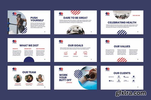 Fitness Trainer PowerPoint Presentation Template