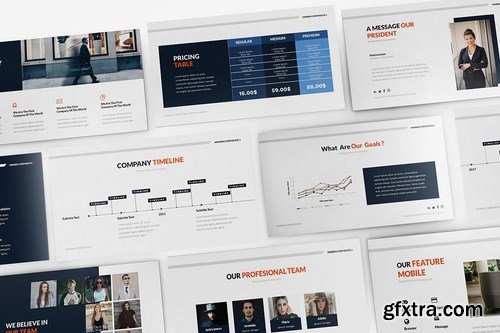 Minnen Corporate Powerpoint Google Slides and Keynote Templates