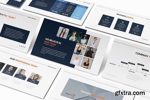 Minnen Corporate Powerpoint Google Slides and Keynote Templates