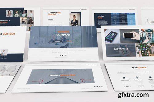 Minnen Corporate Powerpoint Google Slides and Keynote Templates