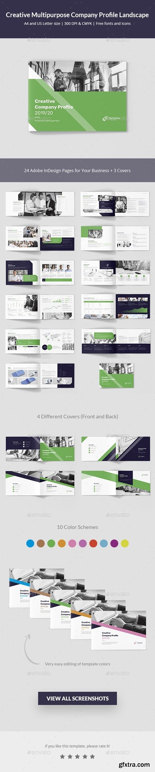 GraphicRiver - Creative Multipurpose Company Profile Landscape 25110671