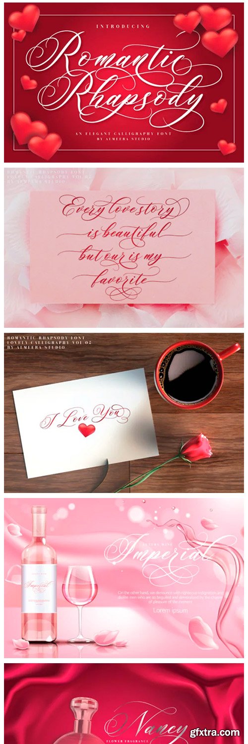 Romantic Rhapsody Font