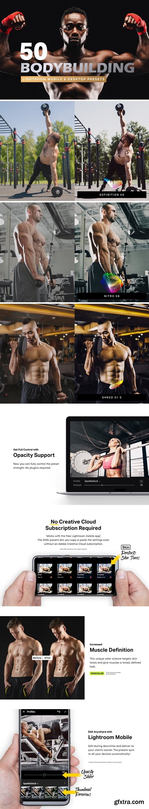 CM - 50 Bodybuilding Lightroom Presets 4336513