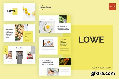 Lowe - Food Powerpoint, Keynote and Google Slides Templates