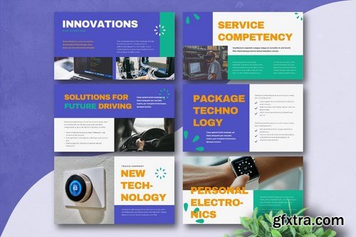 TEXICO - Technology Company Powerpoint Google Slides and Keynote Templates