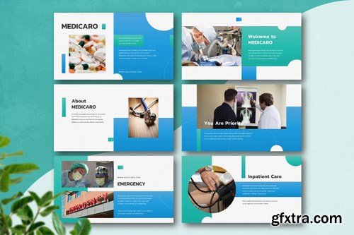 MEDICARO - Medical Powerpoint Google Slides and Keynote Templates