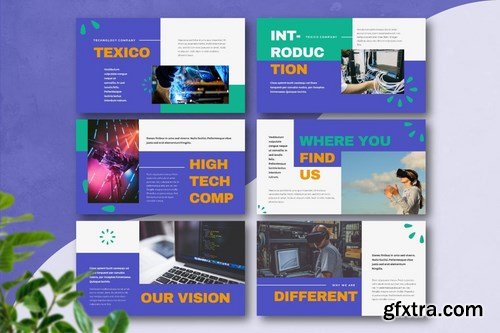 TEXICO - Technology Company Powerpoint Google Slides and Keynote Templates