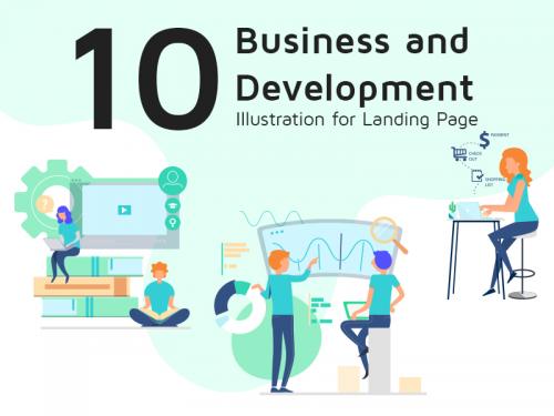 10 Business and Development Illustration for Landing Page - 10-business-and-development-illustration-for-landing-page