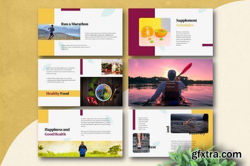 HEALTHSPOT - Healthy Life Powerpoint Google Slides and Keynote Templates