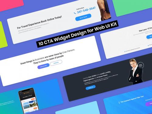 10 CTA Widget Design for Web-UI Kit - 10-cta-widget-design-for-web-ui-kit