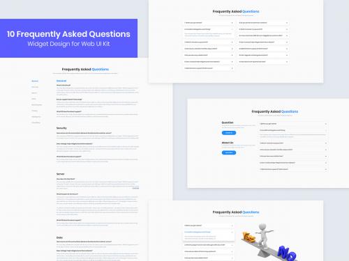 10 FAQs Widget Design for Web-UI Kit - 10-faqs-widget-design-for-web-ui-kit