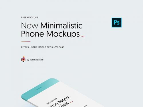 10 New Minimalistic Phone Mockups for PSD - 10-new-minimalistic-phone-mockups-for-psd