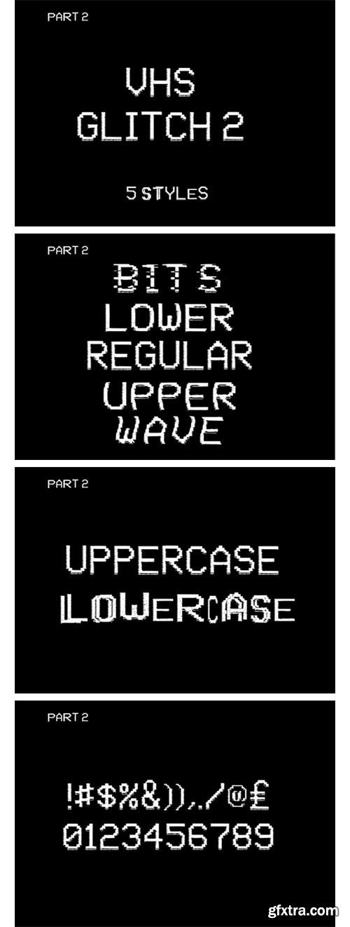 VHS Glitch 2 Font