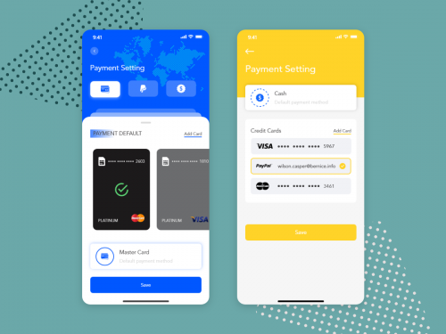2 Payment Settings options for mobile app - 2-payment-settings-options-for-mobile-app