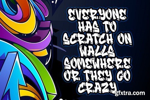 Streamzy - Graffiti Font