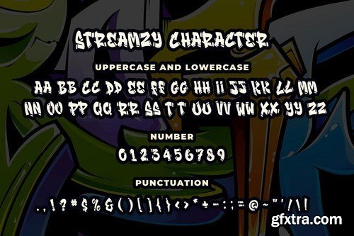 Streamzy - Graffiti Font