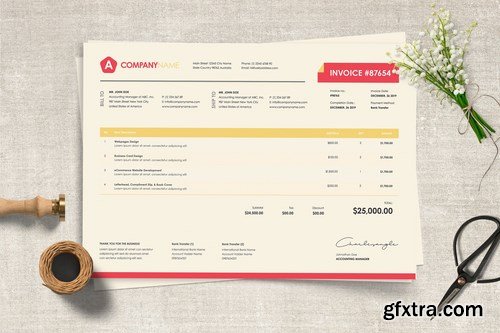 Landscape Invoice Template 35