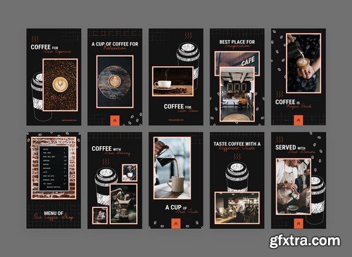 Coffelane - Instagram Story Pack