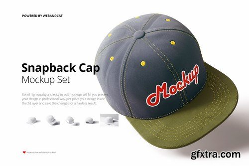 Snapback Cap Mockup