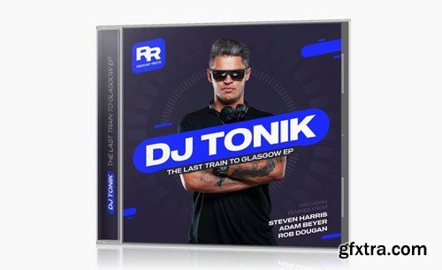 Modern DJ Mix Album CD Cover Artwork Template