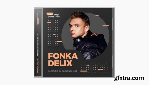 Modern DJ Mix Album CD Cover Artwork Template