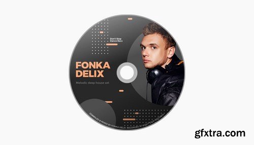 Modern DJ Mix Album CD Cover Artwork Template