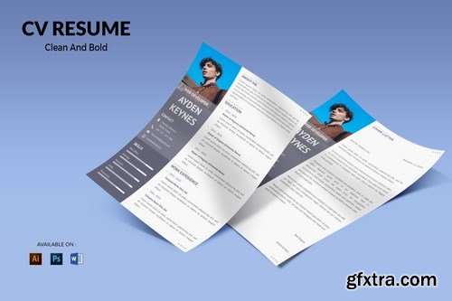 CV Resume Simple And Elegant