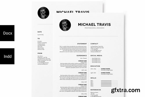 Minimal Resume + Cover Letter