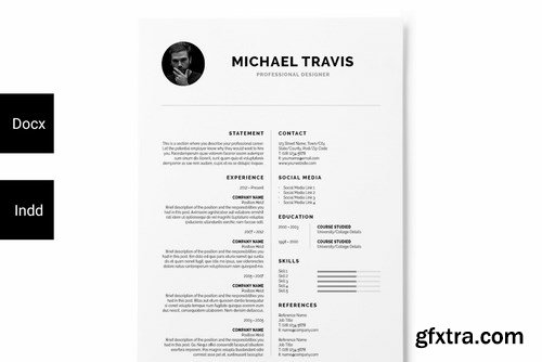 Minimal Resume + Cover Letter