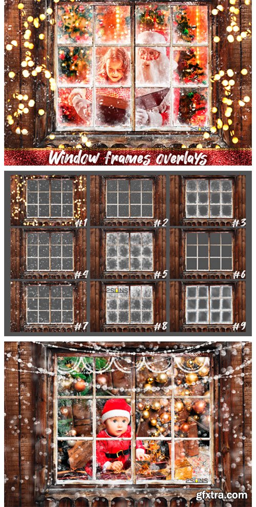 Window Frames Overlays Christmas Freeze 2139071