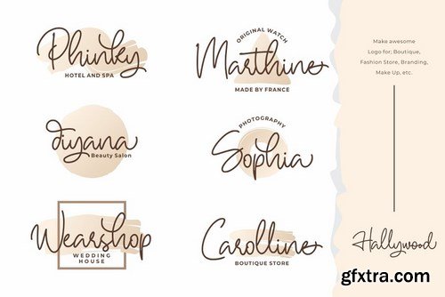 CM - Hallywood - Handwritten Script Font 4341099