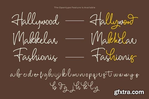 CM - Hallywood - Handwritten Script Font 4341099