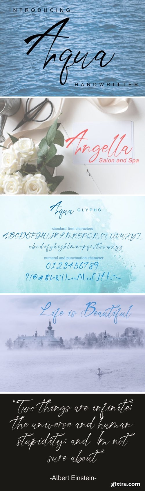 Aqua Font