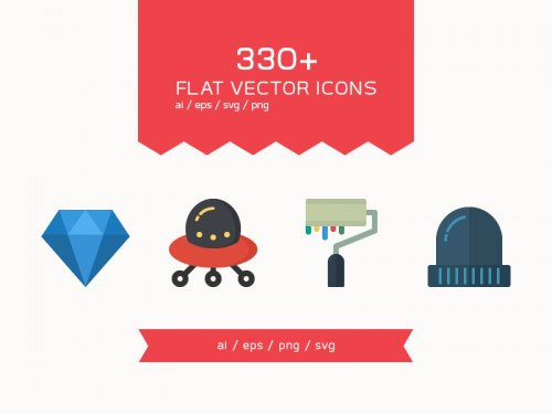 330 Flat Vector Icons - 330-flat-vector-icons