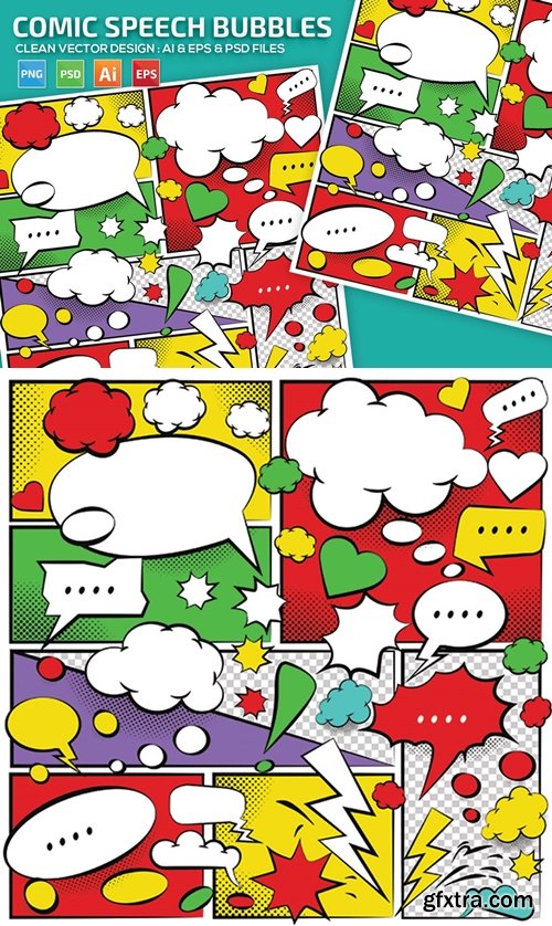 Comic Speech Bubbles Design