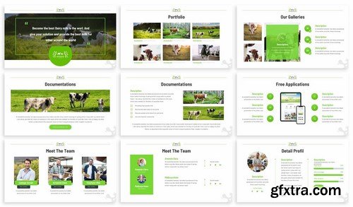 Grasso - Dairy Farm Powerpoint Template