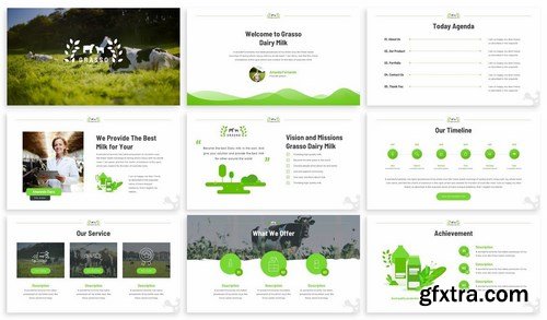 Grasso - Dairy Farm Powerpoint Template